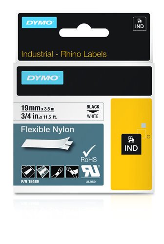 EAN 0071701184894 - DYMO 18489 cinta para impresora de etiquetas Negro sobre blanco imagen 1