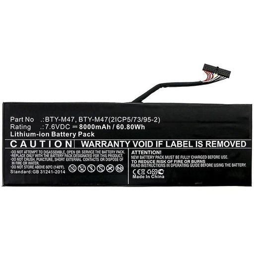 EAN 5704174287421 - CoreParts MBXMSI-BA0009 refacción para laptop Batería imagen 1