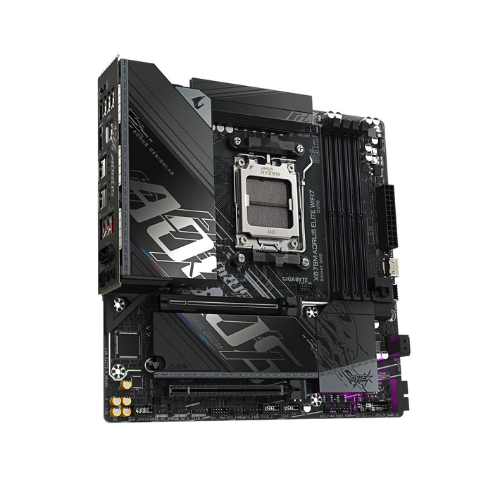 EAN 4719331874346 - GIGABYTE X870M AORUS ELITE WIFI7 AMD X870 Zócalo AM5 micro ATX imagen 4