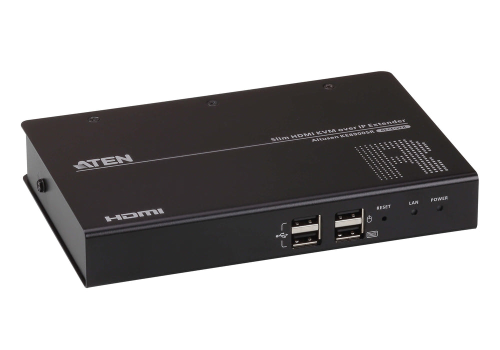 Aten Receptor Kvm Por Ip Hdmi Single Display Usb Formato Compacto