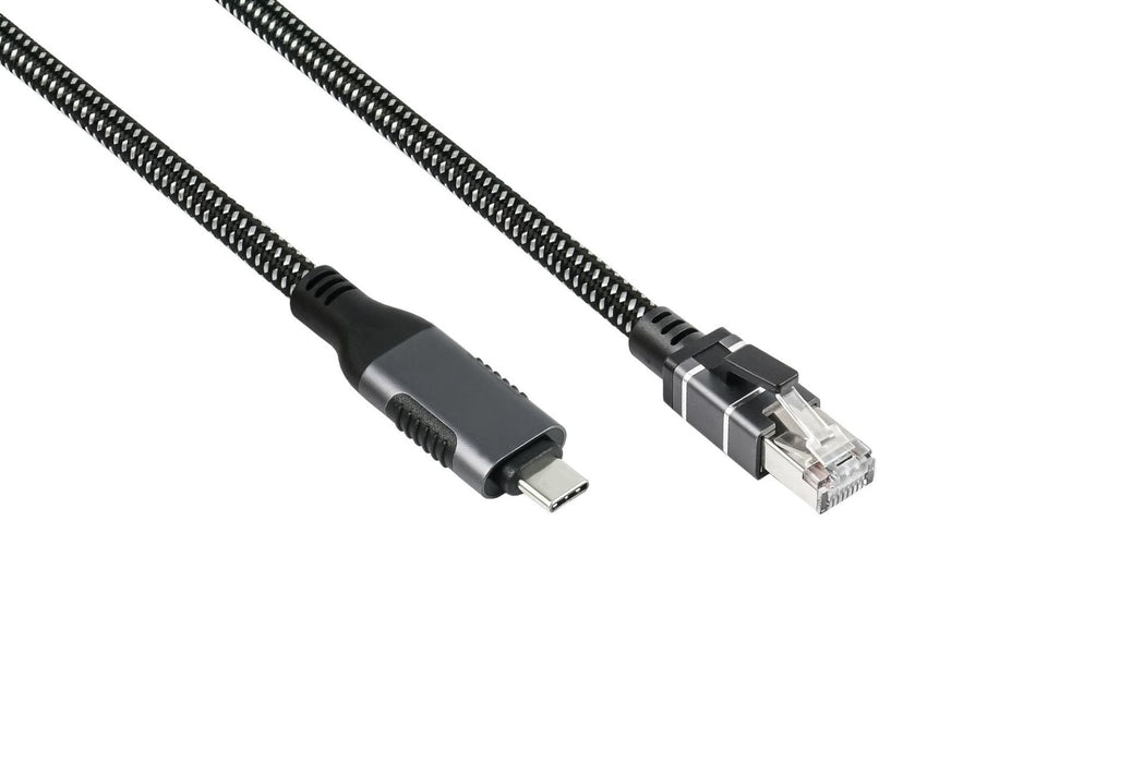 Good Connections Ethernet-Cable Usb-C Rj45, Anthrazit, 1,5m
