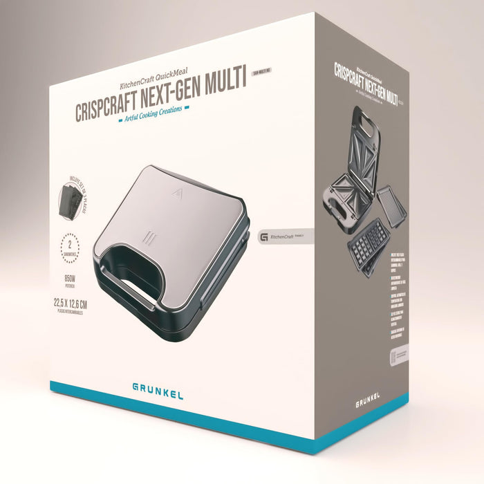 EAN 8426156018089 - Grunkel SAN-MULTING sandwichera 850 W Acero inoxidable imagen 9