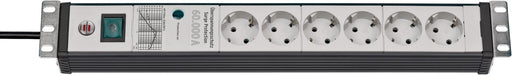 EAN 4007123674886 - Brennenstuhl 1156057696 base múltiple 3 m 6 salidas AC Interior Negro, Gris claro imagen 2