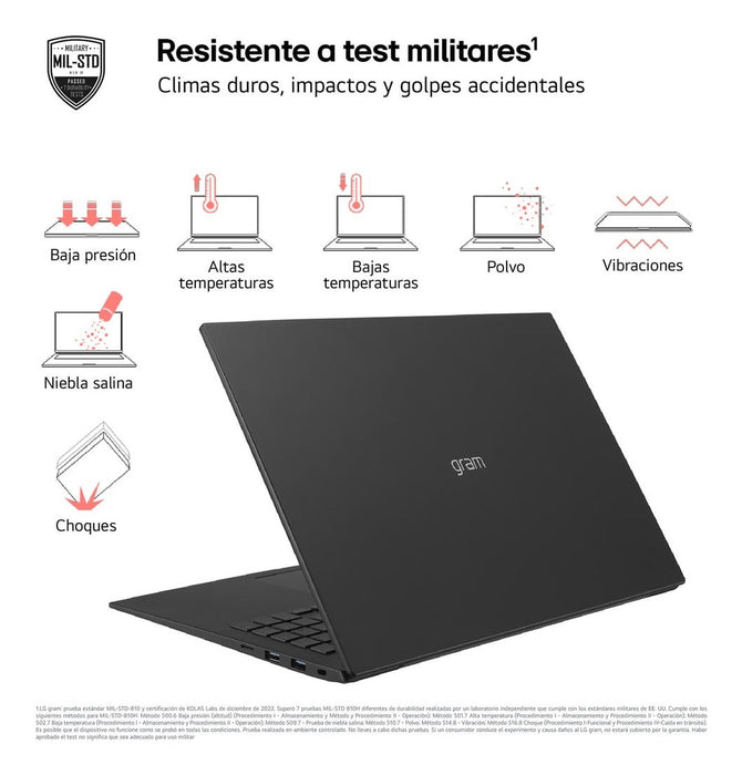 EAN 8806096298121 - LG Gram Pro 16Z90SP Intel Core Ultra 7 155H Portátil 40,6 cm (16") WQXGA+ 32 GB LPDDR5-SDRAM 1 TB SSD Wi- imagen 11