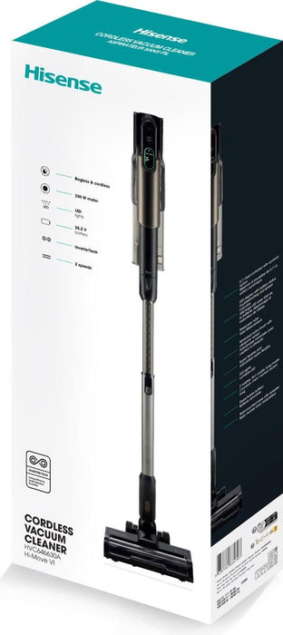 EAN 3838782835797 - Hisense HVC646630A Aspiradora escoba 2 en 1 Batería Secar HEPA Sin bolsa 0,701 L 330 W Negro imagen 14