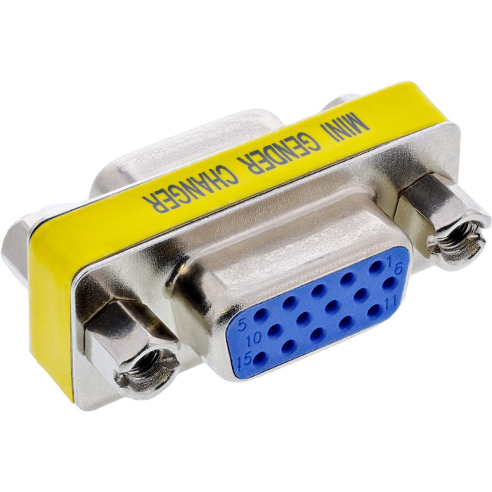 Adaptador Inline Db15 Hd Vga/S-Vga Hembra A Hembra