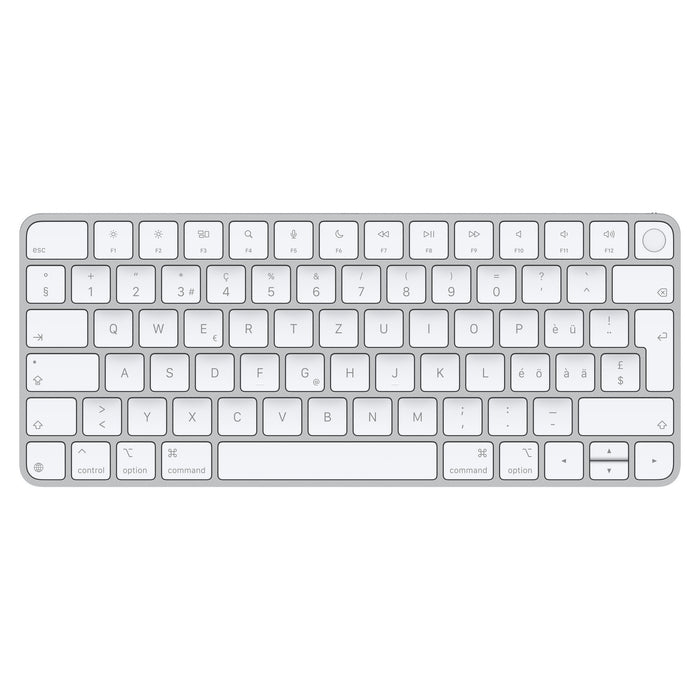 EAN 0195949633928 - Apple Magic teclado Universal USB + Bluetooth QWERTZ Plata, Blanco imagen 1