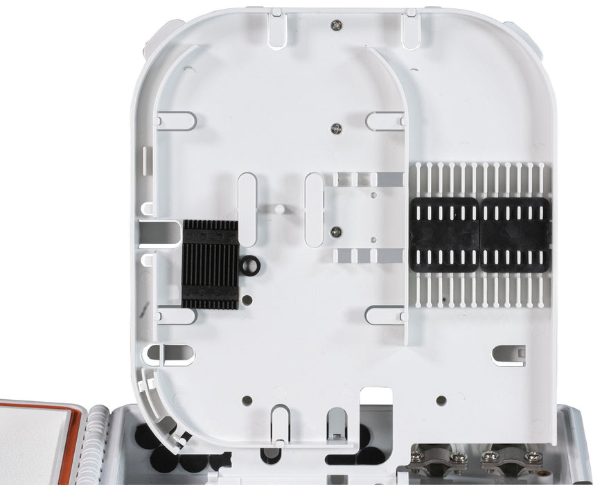 Ftth-Box-Out-1 Ftth Ip65 Anschlussbox Für 16 Fasern 16 Kupplungen U.Faserübe