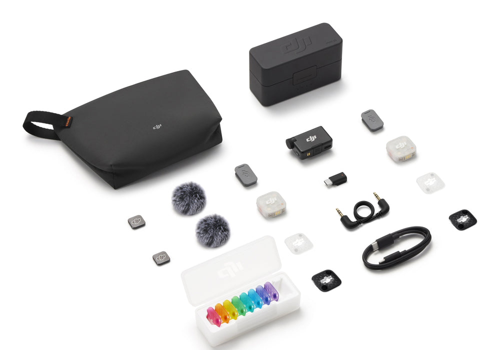 Micrófono Inalámbrico Dji Mic Mini 2s Bluetooth 5.3 2 Tx + 1 Rx Estuche De Carga