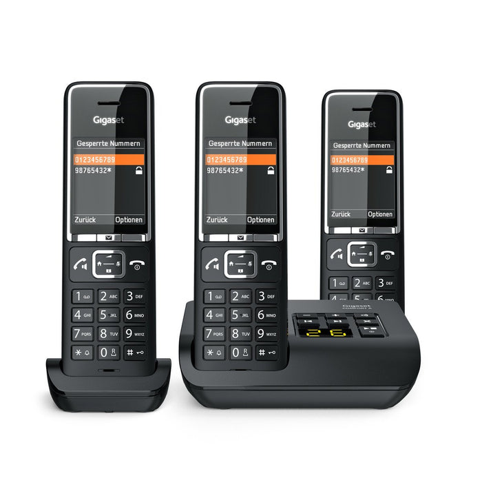 EAN 4250366865843 - Gigaset COMFORT 550A Teléfono analógico Identificador de llamadas Negro imagen 9