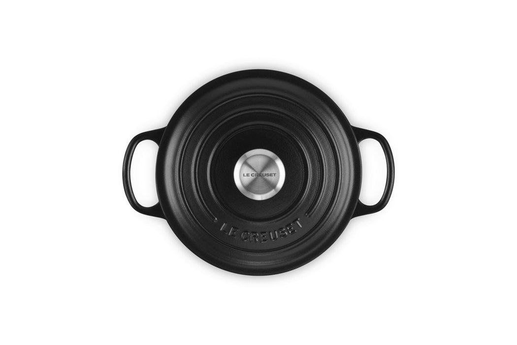 Le Creuset Bräter Signature Rund 18cm Negro