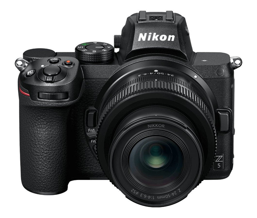 Cámara Evil Nikon Z5 Full Frame Con Objetivo Nikkor 24 50 Mm F 4 6.3 24.3 Mp Wifi Bluetooth Negro