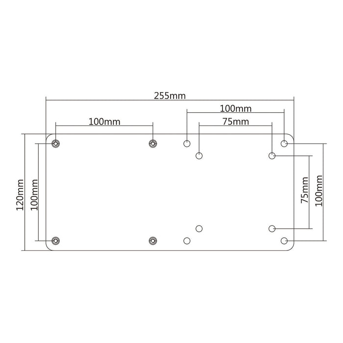 EAN 8436574704082 - AISENS MPC01-055 kit de montaje Aluminio, Acero imagen 4