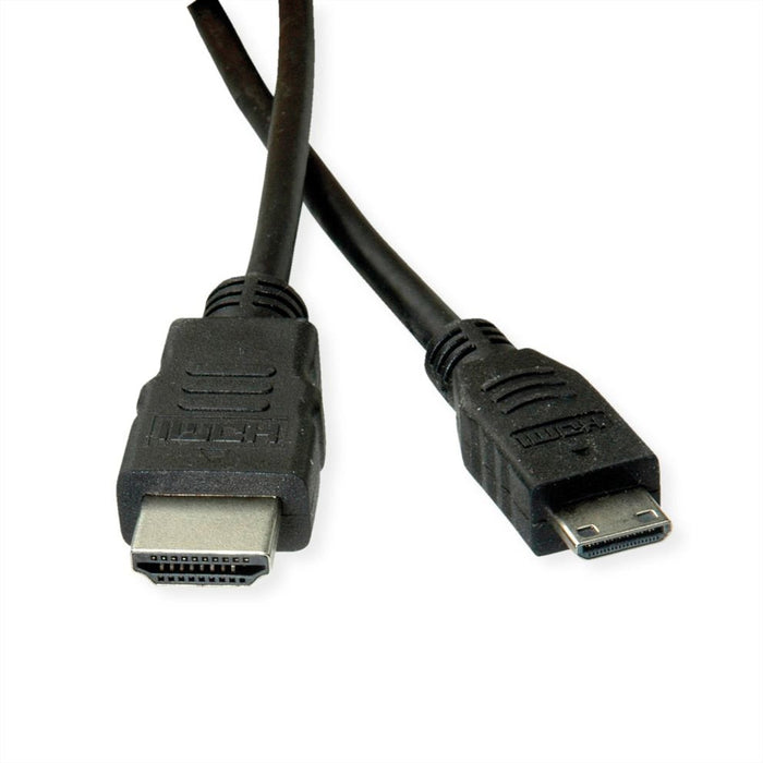 Roline Verde Hdmi High Speed Cable Mit Ethernet, Hdmi St - Mini Hdmi St, 2 M