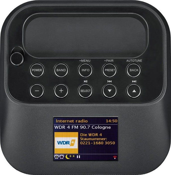 Radio Sangean Wfs-58 Negro Portátil De Internet