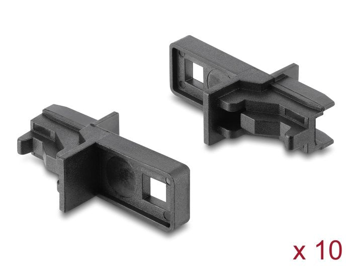 Delock Protección Contra El Polvo Para E2000 Simplex Conector Hembra 10 Unidades Negro