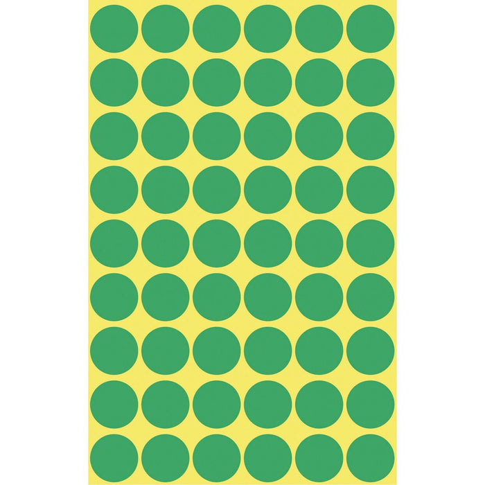 Avery Zweckform Klebepunkte 3143 Verde Ø 12,0 Mm, 270 Unidades