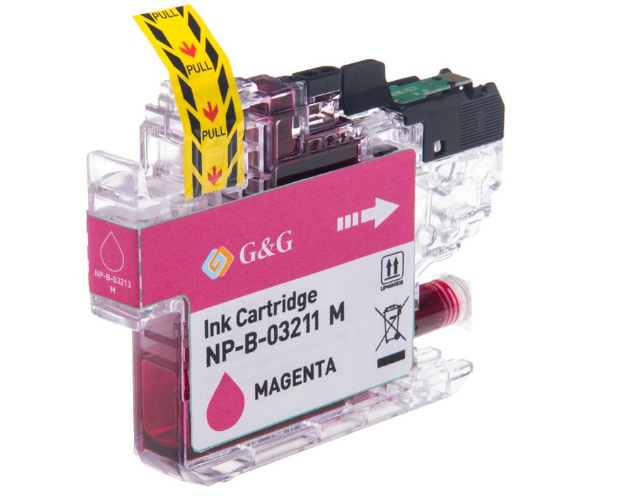 G&G Cartucho De Tinta Compatible Brother Lc-3211m Magenta