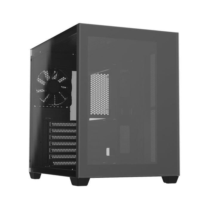 Caja Pc Atx Fsp Cmt380 3 Argb Fan Black