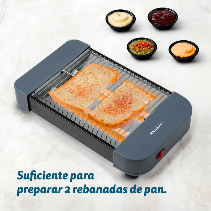 EAN 8426156018638 - Grunkel TSP-MINISIZE tostadora 2 rebanada(s) 300 W Gris imagen 4