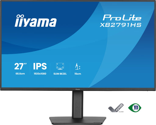 EAN 4948570127429 - iiyama ProLite XB2791HS-B1 pantalla para PC 68,6 cm (27") 1920 x 1080 Pixeles Full HD LED Negro imagen 2