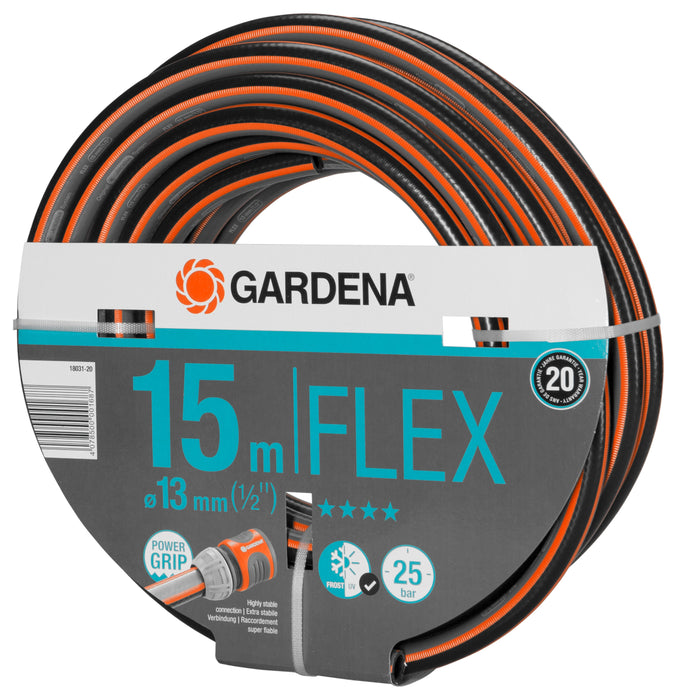 EAN 4078500001687 - Gardena 18031-20 manguera de jardín 15 m Por encima del suelo Gris, Naranja imagen 2