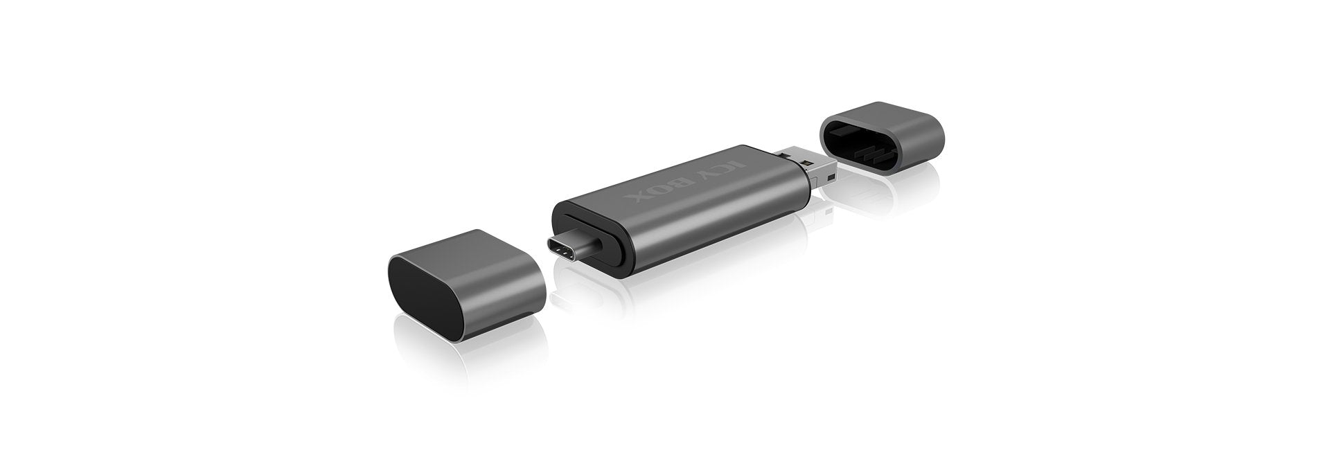 EAN 4250078171232 - ICY BOX IB-CR201-C3 lector de tarjeta USB 3.2 Gen 1 (3.1 Gen 1) Type-C Antracita imagen 2