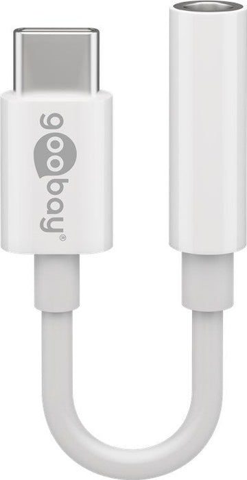 Cable De Audio - Usb-C Macho A 3,5 Mm Hembra  Blanco