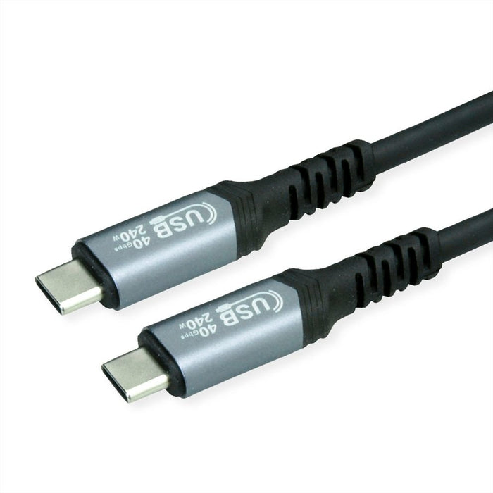 EAN 7630049627901 - VALUE 11.99.9089 cable USB USB4 Gen 3x2 0,8 m USB C Negro imagen 1