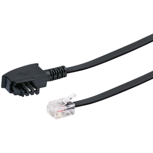 EAN 4004005504330 - Schwaiger 3.0m RJ-12 - TAE-F 3 m Negro imagen 2