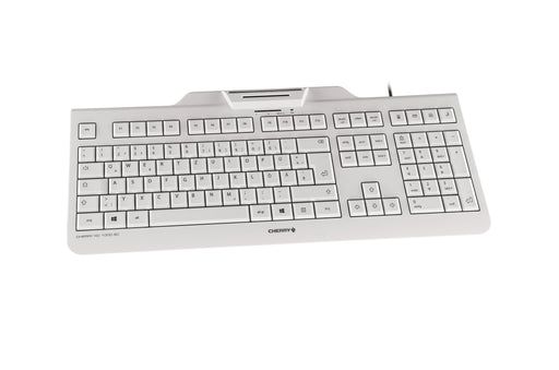 EAN 4025112083501 - CHERRY KC 1000 SC teclado Oficina USB QWERTY Inglés de EE. UU. Gris imagen 2
