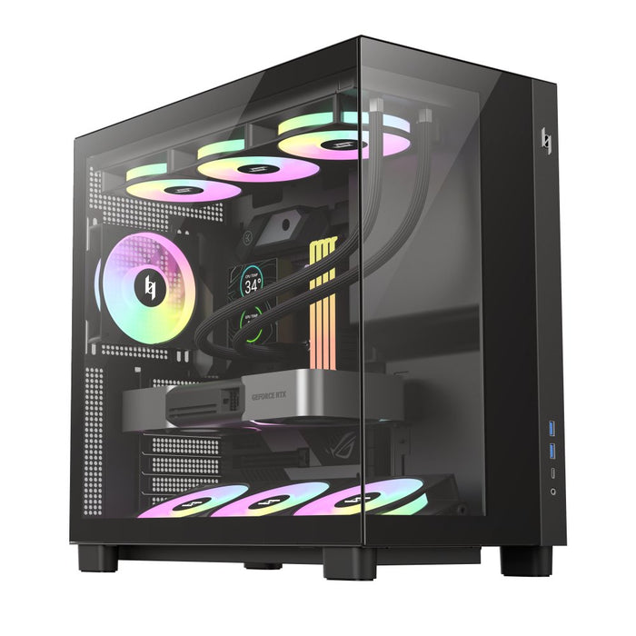EAN 6931858712064 - GameMax NEX C53 BK carcasa de ordenador Negro imagen 3