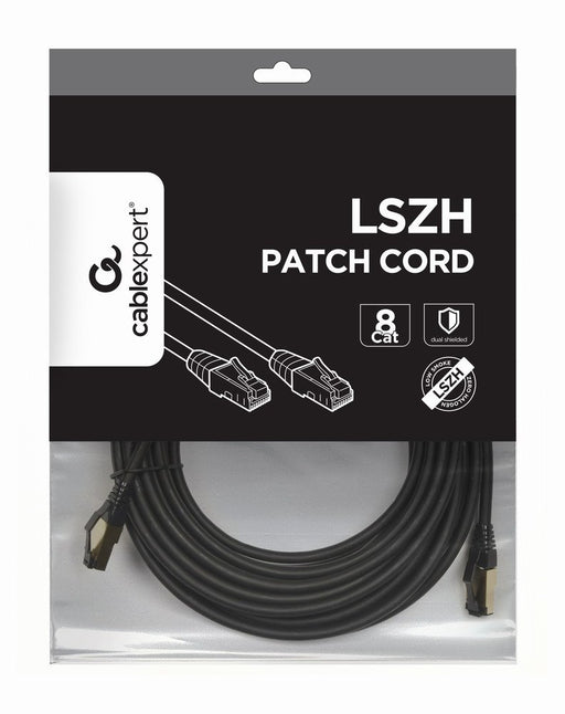 EAN 8716309120678 - Gembird PP8-LSZHCU-BK-7.5M cable de red Negro 7,5 m Cat8 S/FTP (S-STP) imagen 2