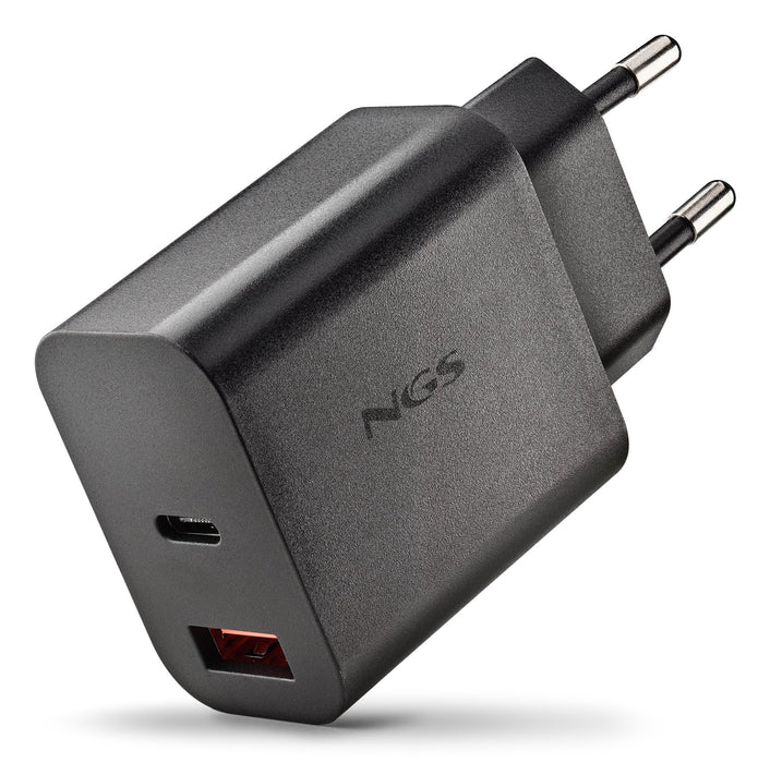 EAN 8435430626117 - NGS ERA 20W BLACK Universal Negro Corriente alterna Carga rápida Interior imagen 1