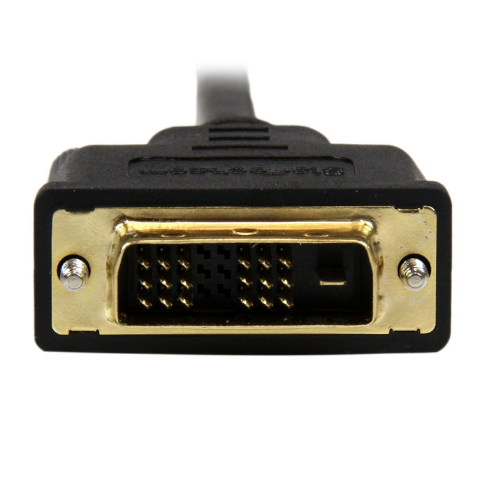 Startech.Com Adaptador Cable Conversor De 1m Mini Hdmi A Dvi-D Para Tablet Y Cámara Cable Adaptador Dvi-D Macho A 19 Pin Mini Hdmi Type C Macho 1 M Blindado Negro Para P/N: Mstcdp122hd