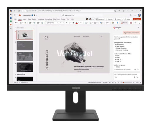 EAN 0198158436229 - Lenovo ThinkVision E22-40 pantalla para PC 54,6 cm (21.5") 1920 x 1080 Pixeles Full HD LCD Negro imagen 2