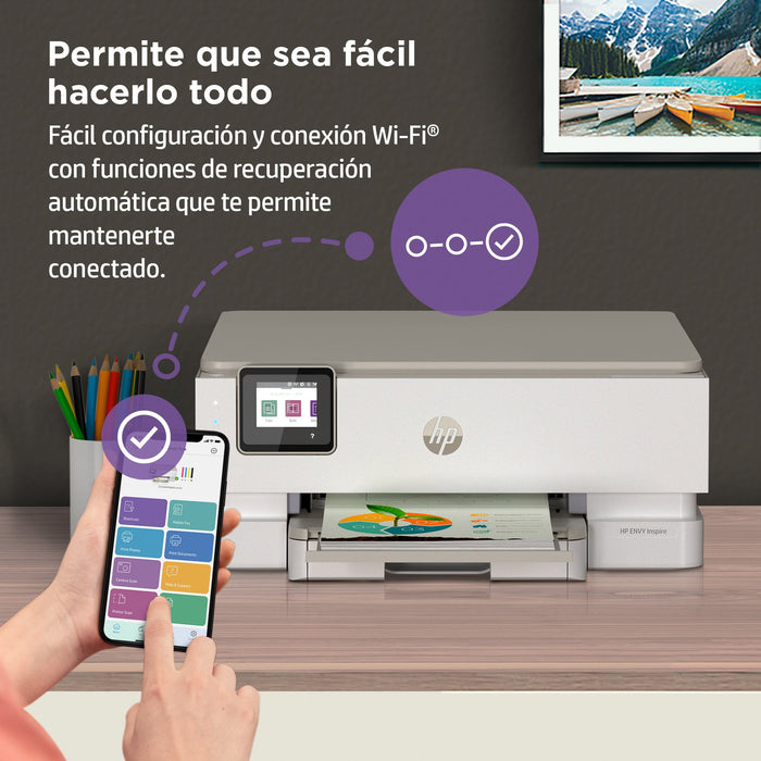 EAN 0195908882510 - HP ENVY Inspire 7220e All-in-One Printer Inyección de tinta térmica A4 4800 x 1200 DPI 15 ppm Wifi imagen 12