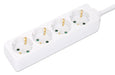 EAN 0766623167802 - Manhattan 167802 base múltiple 2 m 4 salidas AC Interior Blanco imagen 2