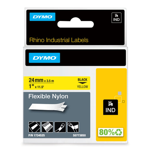 EAN 0071701202420 - DYMO 24mm Flexible Nylon Tape cinta para impresora de etiquetas D1 imagen 1