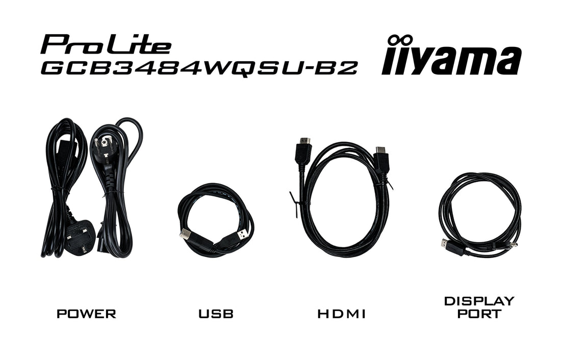 86,0cm 34" (3440x1440) Iiyama G-Master Gcb3484wqsu-B2 21:9 Uwqhd Va 0,6ms 200hz Hdmi Displayport Usb Vesa Speaker Hdr Black