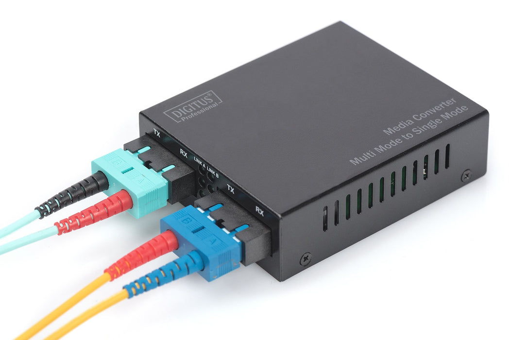 EAN 4016032445746 - Digitus DN-82124 convertidor de medio 1000 Mbit/s 1310 nm Monomodo, Multimodo Negro imagen 5