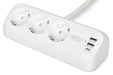 EAN 4016032502074 - Digitus DA-70626 base múltiple 1,5 m 3 salidas AC Interior Blanco imagen 1
