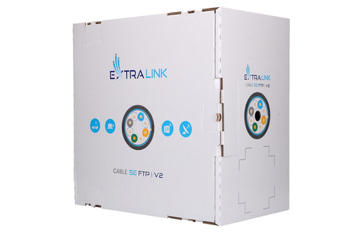 EAN 5902560368710 - Extralink CAT5E FTP (F/UTP) V2 OUTDOOR TWISTED PAIR 305M - Kabel - Netzwerk cable de red Negro F/UTP (FTP imagen 2