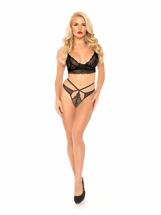 EAN 0714718540658 - Leg Avenue 81578_00105 conjunto de ropa interior y bodi Negro imagen 4