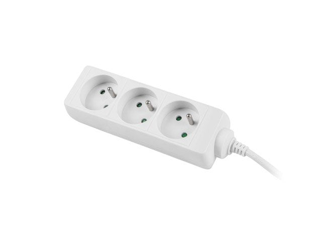 EAN 5901969414868 - Lanberg PS0-03E-0300-W base múltiple 3 m 3 salidas AC Interior Blanco imagen 2