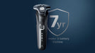 EAN 8720689008440 - Philips SHAVER Series 5000 S5885/10 afeitadora Máquina de afeitar de rotación Recortadora Negro, Azul imagen 3