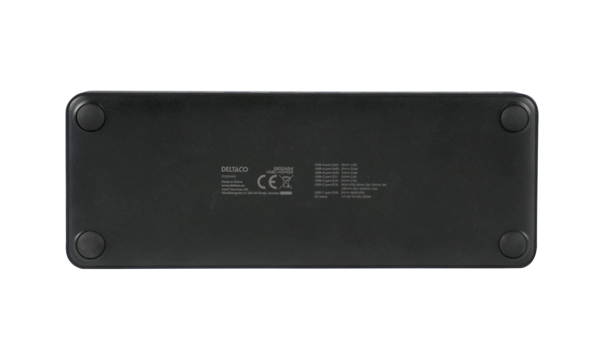 EAN 7333048060648 - Deltaco USBC-HDMI29 base para portátil y replicador de puertos USB Tipo C Plata imagen 5