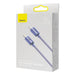EAN 6932172602765 - Baseus Crystal Shine cable de teléfono móvil Púrpura 1,2 m USB C Lightning imagen 4