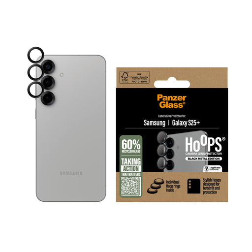 EAN 5715685017032 - PanzerGlass ® Hoops® Camera Lens Protector Black Samsung Galaxy S25+ Protector de pantalla 1 pieza(s) imagen 2