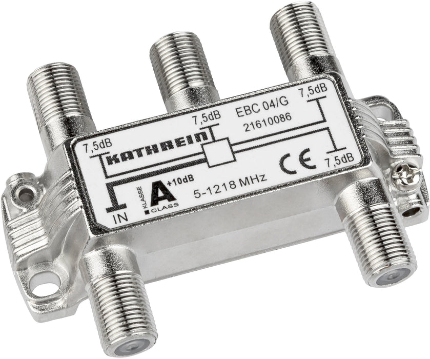 Kathrein Ebc 04 G Verteiler 7,5db 4-Fach 5-1218mhz